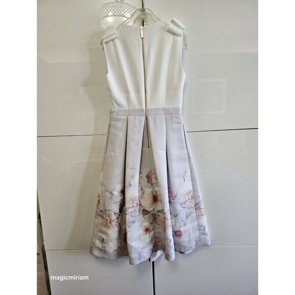 BNWT Ted Baker London Gilith Chelsea Bow Shoulder Dress - Picture 6 of 15